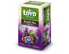 Aromatizuota juodoji arbata pakeliuose „Loyd“, miško uogų skonio 20pak.