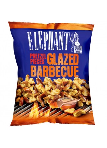 Krekeriai BBQ skonio ELEPHANT pieces Glazed Barbecue, 75g