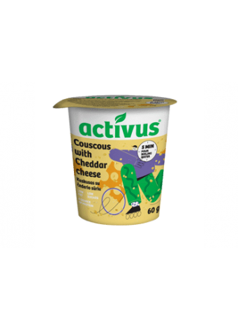 Kuskusas ACTIVUS (su čederio sūriu), 60 g