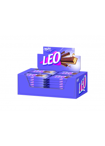 „Milka Leo“ Single, 32 vnt. pakuotė (32vnt x 33 g). 0,69€ vnt