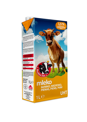 Pienas Wart Milk Uht 1,5%  1l
