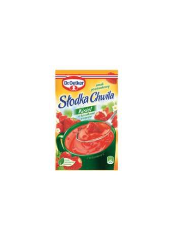 Kisielius su džiovintais vaisiais DR. OETKER, žemuogių sk., 31.5 g