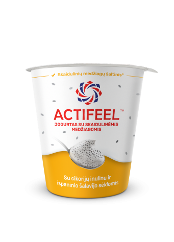 Jogurtas su ispaninių šalavijų sėklomis Actifeel 300g