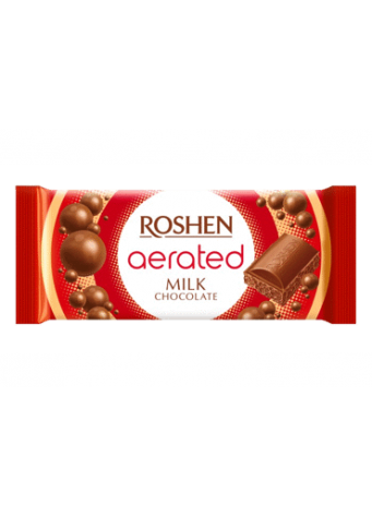 Pieninis šokoladas ROSHEN AERATED, 80 g