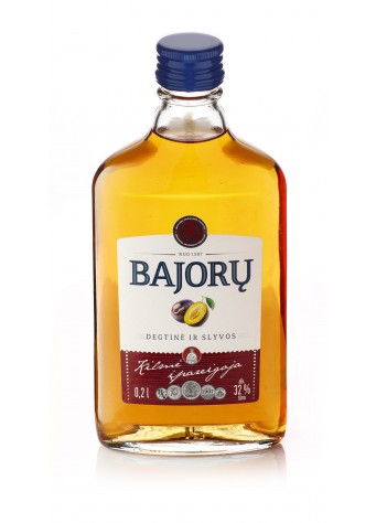 „Bajorų“ degtinė ir slyvos 32% 02l