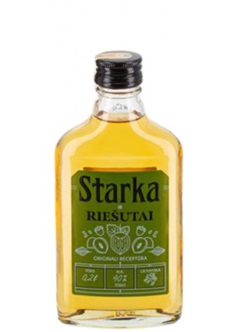Spiritinis gėrimas „Vilniaus Starka & riešutai“ 40% 0.2l