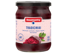 Tradiciniai Daumantų burokėliai (marinuoti, pjaustyti, silpnai rūgštūs) 500g