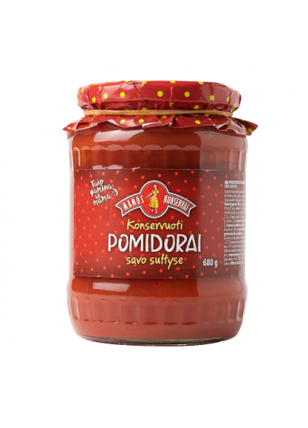 Konservuoti pomidorai savo sultyse „Mamos konservai“ 680g