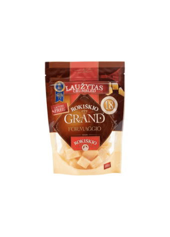 Kietasis ROKIŠKIO sūris GRAND, 37 % rieb. s. m., 100 g