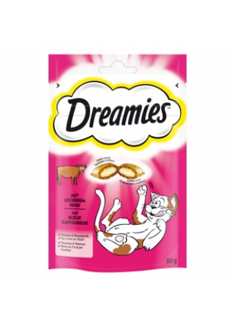 Skanėstai katėms Dreamies jautienos skonio 60g