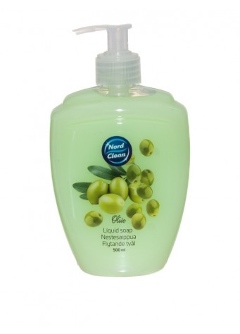 Skystas muilas Nord Clean rankoms, alyvuogių kvapo 500ml 