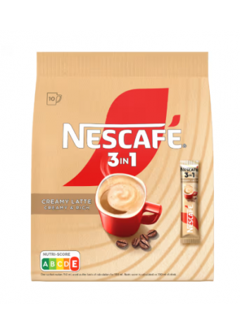 Tirpios kavos gėrimas NESCAFE 3 IN 1 CREAMY LATTE, 150 g