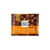 Pieninis šokoladas RITTER SPORT su migdolais ir medumi, 100 g