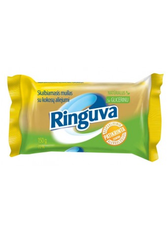 Skalbiamasis muilas RINGUVA, 150 g, su kokosų aliejumi