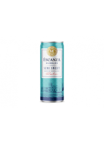 Gaz. fermen. pus. saldus alkoholinis gėrimas ESCANZA BUBBLES, 250 ml