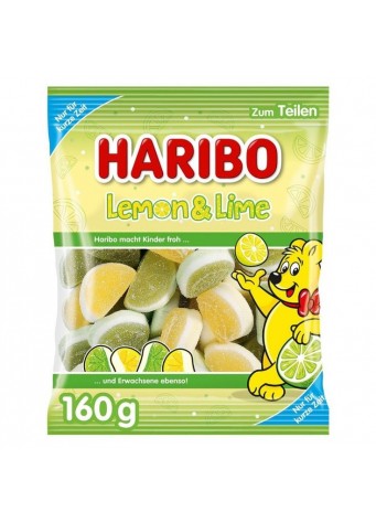 Guminukai HARIBO LEMON & LIME, 160 g