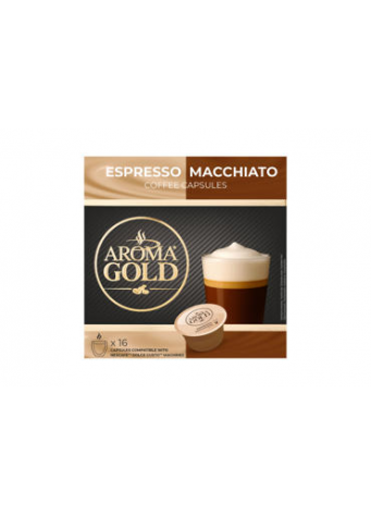 Kavos kapsulės AROMA GOLD ESPRESSO MACCHIATO, 104 g