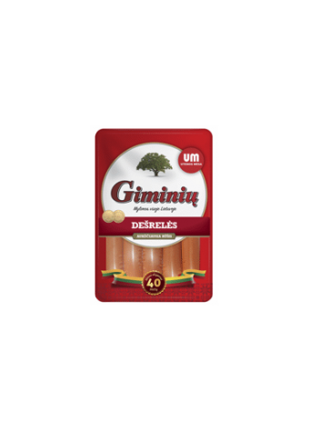 Virtos GIMINIŲ dešrelės, a. r., 260 g