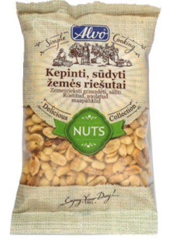 Kepinti sūdyti žemės riešutai ALVO, 200 g