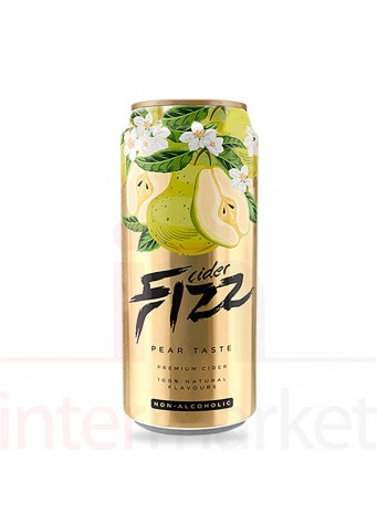 Nealkoholinis kriaušių sidras FIZZ 0,5l