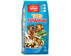 Sausi pusryčiai Oho Trys draugai 175g