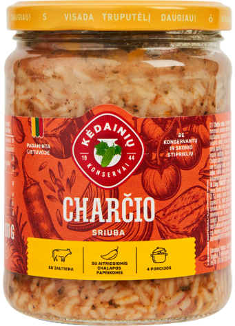 Sriuba Charčio KĖDAINIŲ KONSERVAI 480g