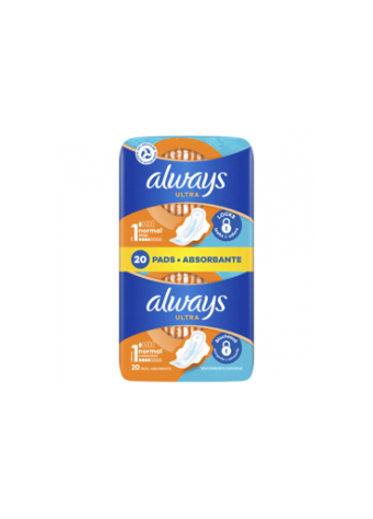 Higieniniai paketai ALWAYS Ultra Normal Plus, S1, 20 vnt.