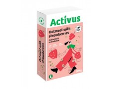 Avižinių dribsnių košė ACTIVUS (su braškėmis), 300g