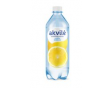 Lengvai gazuotas vanduo Akvilė Lemon citrinų skonio, 600 ml