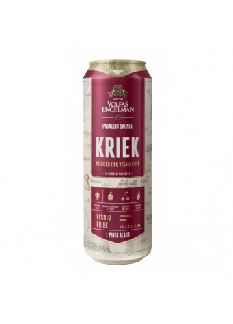 Alaus kokteilis KRIEK su vyšnių sultimis (4%), 568 ml