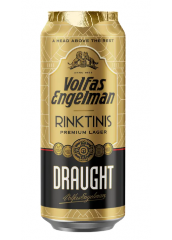 Alus VOLFAS ENGELMAN RINKTINIS DRAFT, 5,2 %, 0,5 l