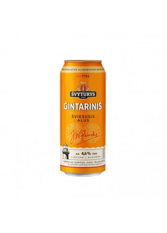 Alus Švyturys Gintarinis 4.6% 0,5L 