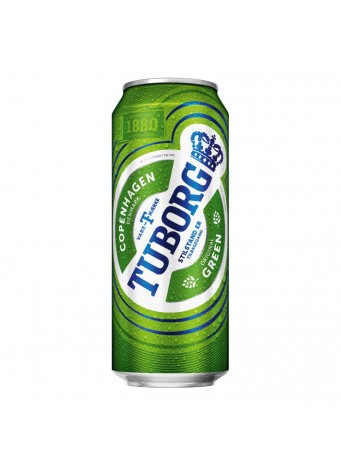 Alus Tuborg Green, 4,6%, skard., 500 ml 