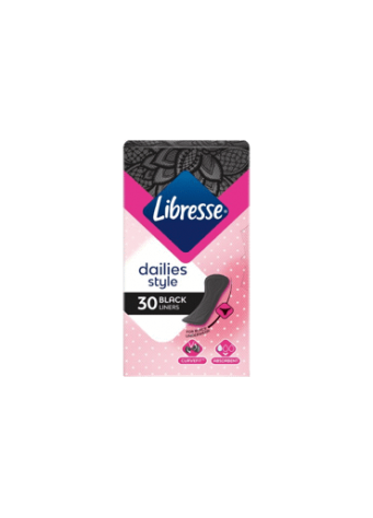 Higieniniai įklotai LIBRESSE NORMAL BLACK, 30 vnt.