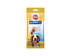 Vidutinių veislių šunų kramtalas PEDIGREE DENTASTIX (7 vnt.), 180 g