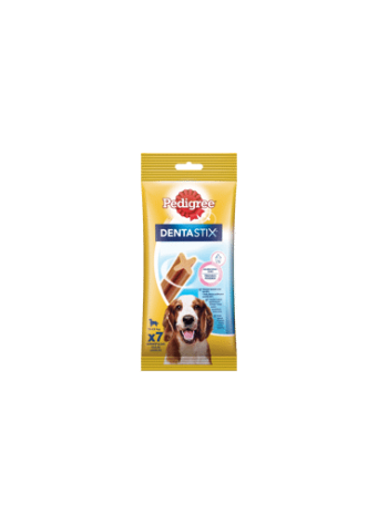Vidutinių veislių šunų kramtalas PEDIGREE DENTASTIX (7 vnt.), 180 g