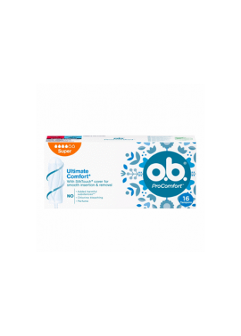 Higieniniai tamponai O.B. PRO COMFORT SUPER, 16 vnt.