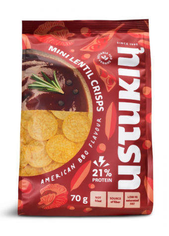 Mini lęšių trapučiai amerikietiško barbekiu skonio 70g