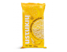 Kukurūzų trapučiai su bananų skonio glaistu 100g