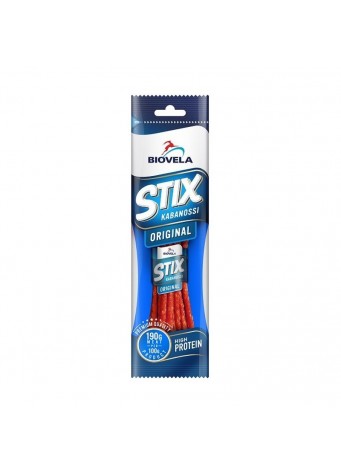 BIOVELA (K.R.) KABANOSSI STIX (KLASIKINĖS) DEŠRELĖS, 100 G