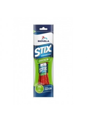 BIOVELA (K.R.) KABANOSSI STIX (VIŠTIENOS) DEŠRELĖS, 100 G