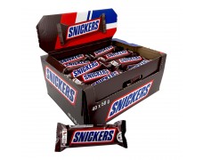 Šokoladinis batonėlis SNICKERS, 50g x 40vnt. 0,73€ - vnt