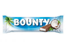 BatŠokoladinis batonėlis BOUNTY, 2 vnt. x 28,5 g, 57 g