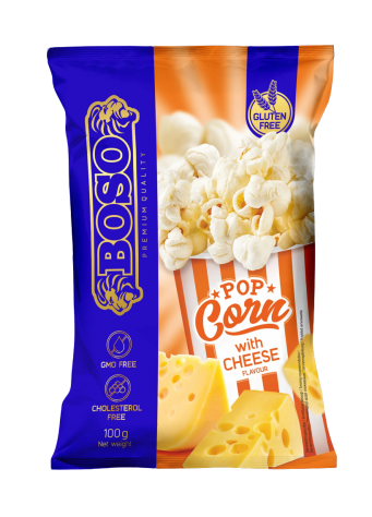 SŪRIO SKONIO SPRAGINAMIEJI KUKURŪZAI BOSO, 100 G 