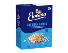 Viso grūdo dribsniai ir avižų sėlenos ELOVENA, 600 g