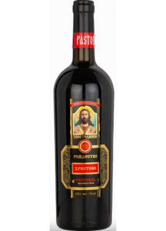 Pastoral Cerkvė raudonas, saldus vynas 11% 0,75L