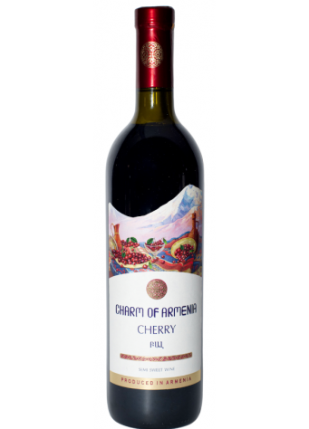 Charm Of Armenia raudonas p. saldus vyšnių vynas 8,5% 0,75L