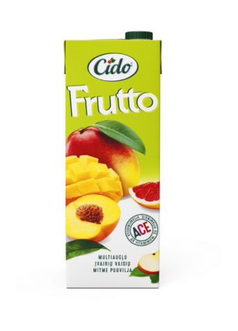 Įvairių vaisių sulčių gėrimas CIDO FRUTTO, 1,5 l