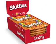 Kramtomieji saldainiai SKITTLES CITRUS 38 g x 14vnt dėžė. 0,49€ - vnt