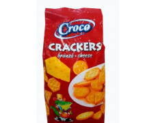 CROCO sūrio skonio krekeriai 100 g